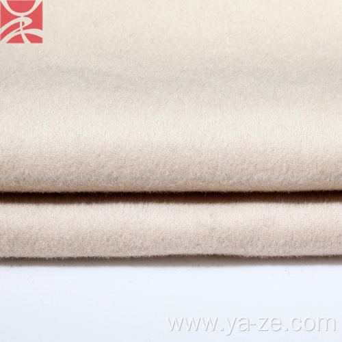 Newest double-faced fleece wool fabric for overcoat